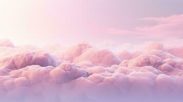 roze pastel wolken foto