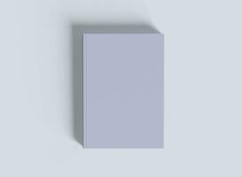 Hoes boek wit kleur realistisch structuur weergegeven door 3d software foto