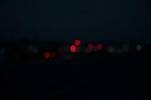 nacht stad straat verkeer abstract wazig bokeh lichten achtergrond foto