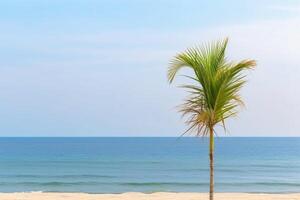 zomer vakantie samenstelling met kopiëren ruimte ai generatief foto