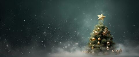Kerstmis boom vakantie achtergrond foto