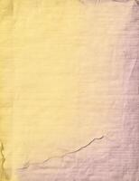 ai generatief oud papier Aan grunge achtergrond verfrommeld geel papier papier blanco foto