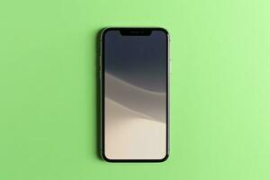 smartphone mockup afbeelding. ai generatief foto