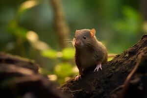 Rat in natuur, nationaal geografie, breed leven dieren. ai gegenereerd. foto