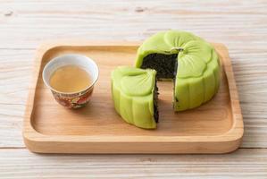 chinese moon cake groene thee smaak