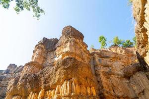 pha chor of de grand canyon chiangmai in mae wang nationaal park, chiang mai, thailand