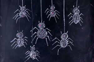 arachnofobie angst van spinnen foto