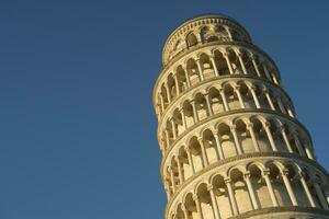 details van de toren van Pisa foto