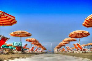 viareggio en haar strand foto