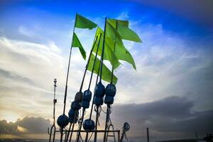 vlag voor visvangst foto