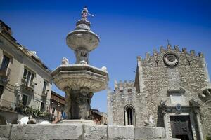 de kathedraal van Taormina Sicilië Italië foto