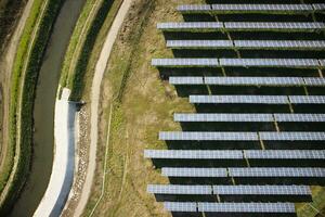 fotovoltaïsche panelen Oppervlakte foto