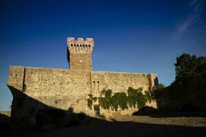 fotografisch documentatie van de kasteel van populonia Toscane Italië foto