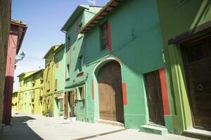 in de kleurrijk straten van ghizzano Pisa Italië foto