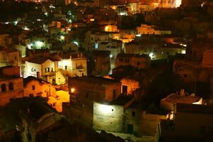 oude dorp van de sassi van matera Italië foto