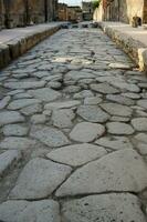 details van de oude stad van Pompeii Napels foto