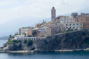fotografisch visie van de stad van Bastia Frankrijk foto