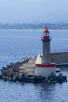 fotografisch visie van de stad van Bastia Frankrijk foto