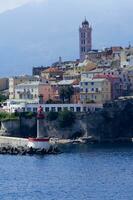 fotografisch visie van de stad van Bastia Frankrijk foto