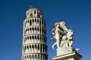 piazza dei wonderbaarlijk in Pisa Italië foto