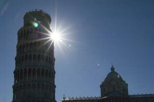 piazza dei wonderbaarlijk in Pisa Italië foto