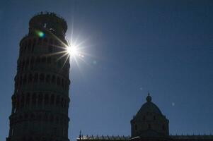 piazza dei wonderbaarlijk in Pisa Italië foto