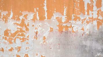 oud cement muur Pel buitenkant structuur achtergrond met verf pellen laag kwaliteit, gebarsten muur foto