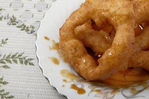 traditionele Peruaanse dessert picarones foto