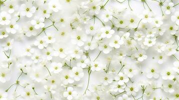 gypsophila bloem gevormde achtergrond. bloem structuur achtergrond. generatief ai foto