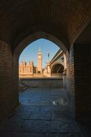 groot ben en Westminster brug in Londen foto