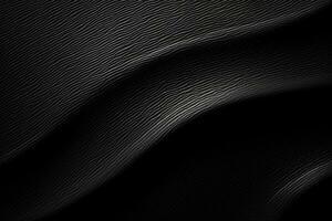zwart premie abstract achtergrond met luxe donker lijnen en duisternis meetkundig vormen. foto