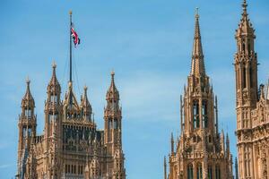 groot ben en Westminster brug in Londen foto