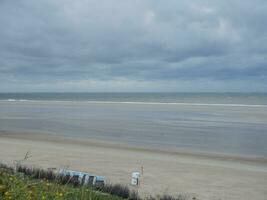 het eiland Spiekeroog in Duitsland foto