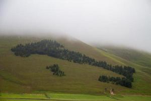 castelluccio di norcia en zijn bloeiende natuur foto