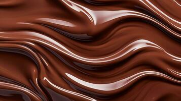 abstract golvend chocola achtergrond foto