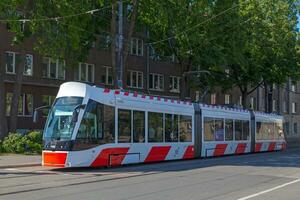 tallinn, Estland - juni 15 2019 - tram van Tallinn foto