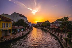 de oude stad in Melaka in Maleisië foto