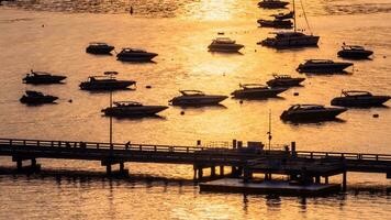 gezichtspunt pattaya strand in pattaya stad chonburi, thailand foto