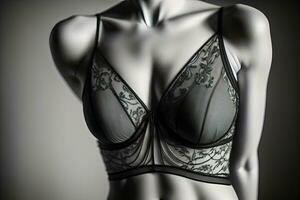 sensueel lingerie Aan een mannequin. ai generatief foto