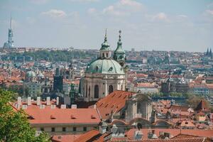 mooi visie van de stad Praag foto