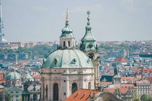 mooi visie van de stad Praag foto