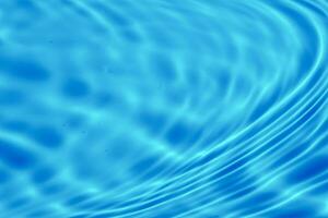 abstract transparant water schaduw oppervlakte structuur natuurlijk rimpeling Aan blauw achtergrond foto