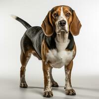 schattig basset hond hond foto