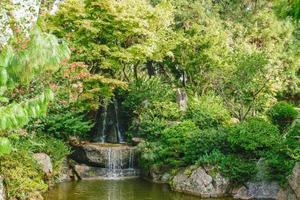 Japanse tuin in montevideo, uruguay foto