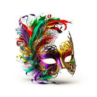 mardi gras feestelijk carnaval masker foto