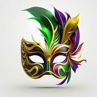 mardi gras feestelijk carnaval masker foto