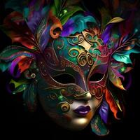 mardi gras carnaval masker foto