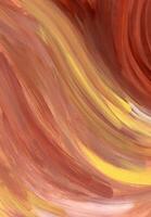 oranje acryl olie schilderij structuur foto