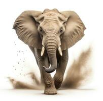 olifant dier geïsoleerd foto
