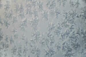 origineel winter interessant abstract achtergrond geschilderd met sneeuw en vorst foto